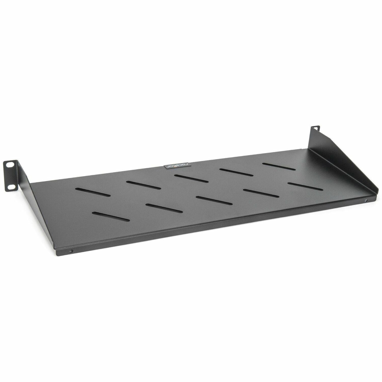 Rocstor 1U Rack Cabinet Universal Cantilever Vented Rack Mount Shelf - 7in - Y10E078-B1