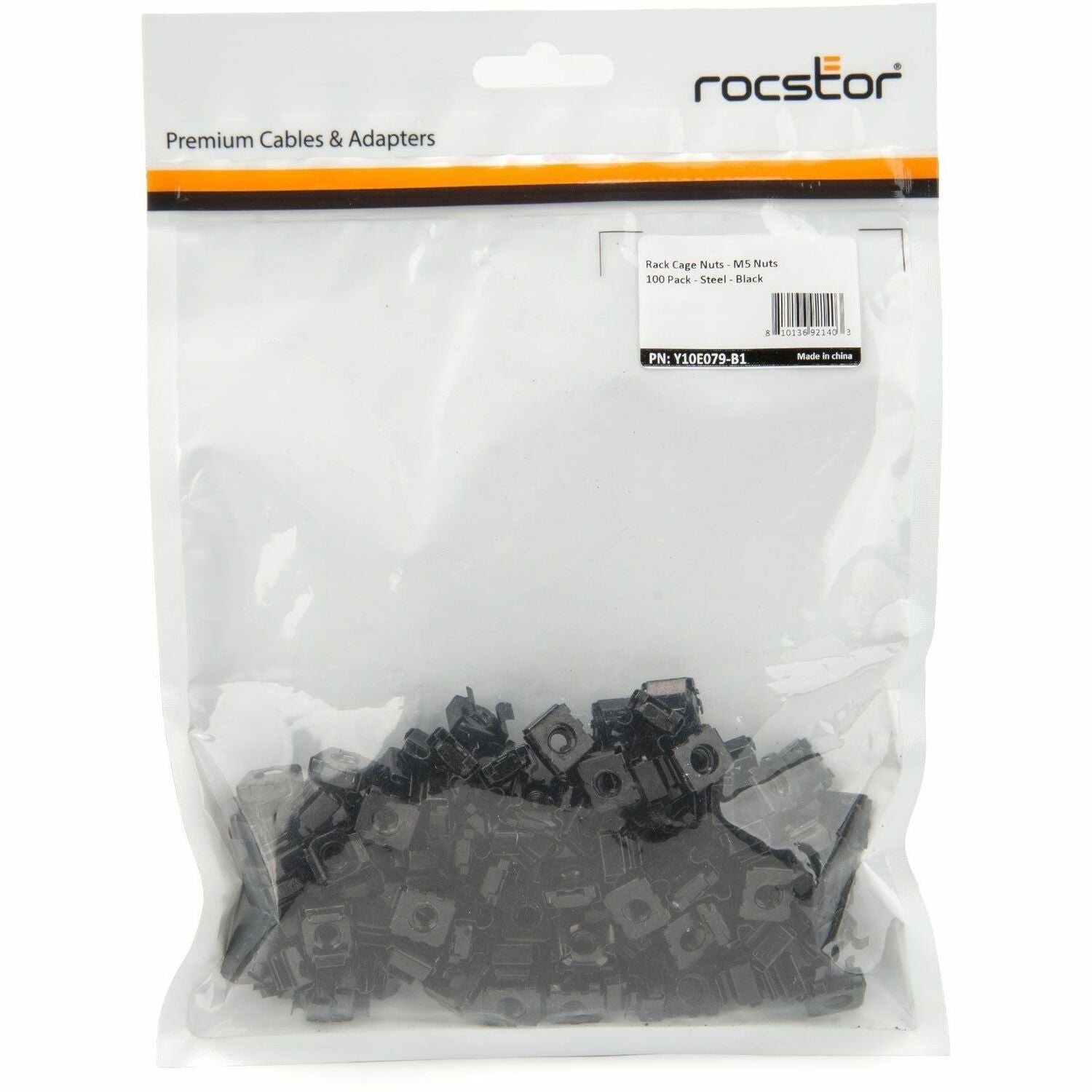 Rocstor M5 Rack Cage Nuts - 100 Pack - Y10E079-B1
