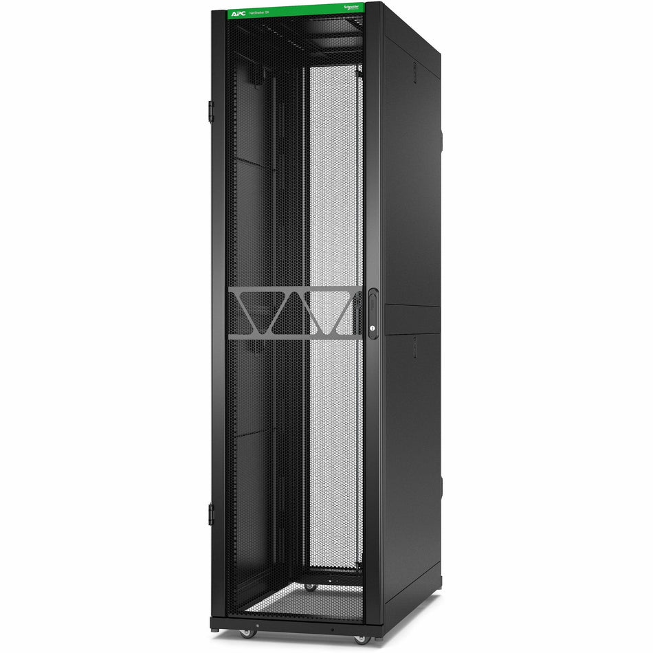 [TAA, BAA_COTS] APC NetShelter SX Server Rack Gen 2, 45U, 2124H x 600W x 1070D mm, with Sides, Black - AR3105B2