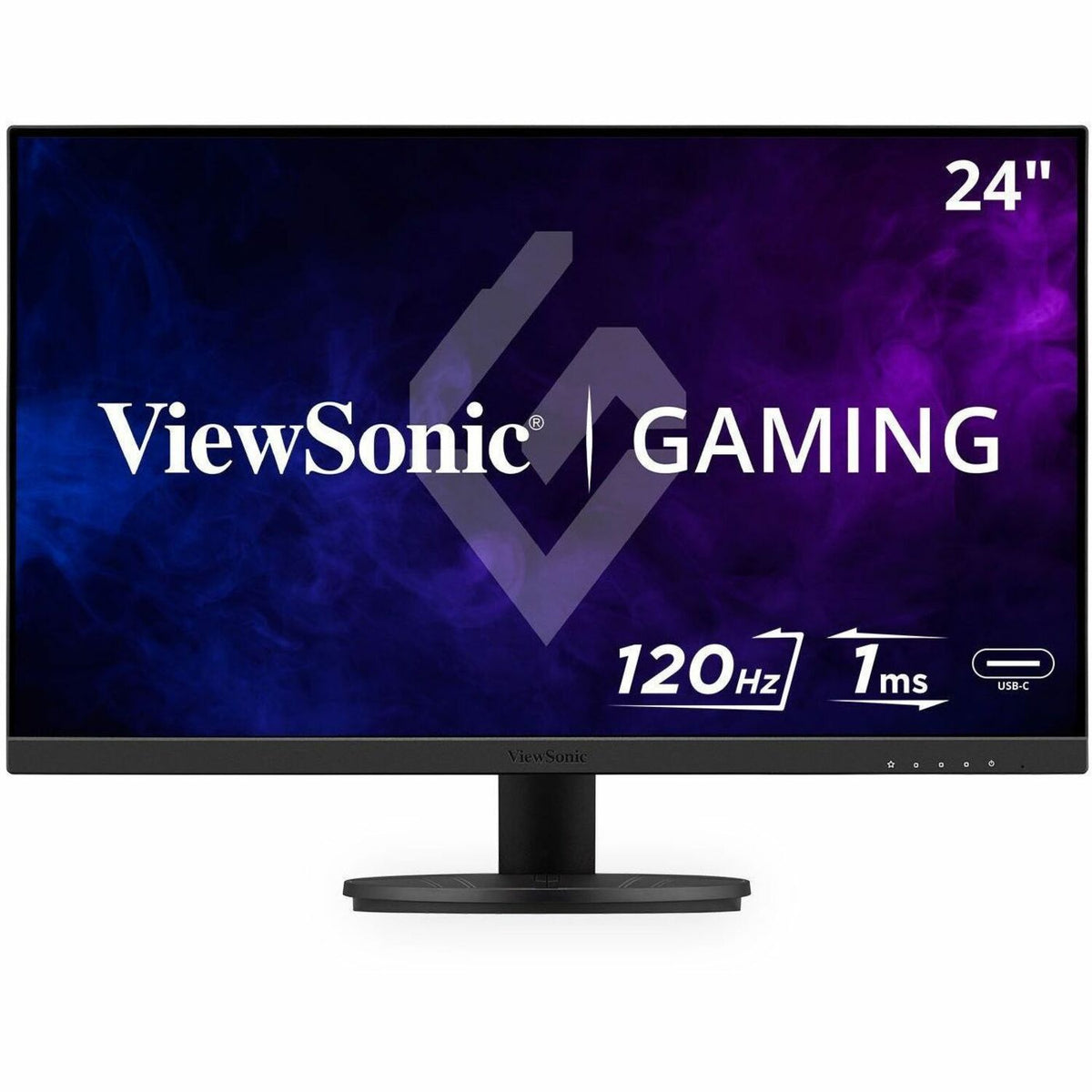 ViewSonic VX2416A 24 Inch 1080p 1ms 120Hz IPS Gaming Monitor with Eye Care, USB C, HDMI 1.4, and DisplayPort Inputs - VX2416A