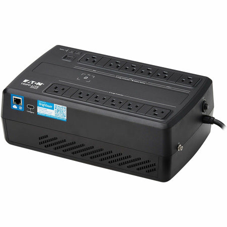 Eaton Tripp Lite Series 750VA 450W 120V Line-Interactive Cloud-Connected UPS with Remote Monitoring, 12 NEMA 5-15R Outlets (6 Surge + 6 Surge and Battery Backup), 5-15P Plug, Desktop - AVR750UNC