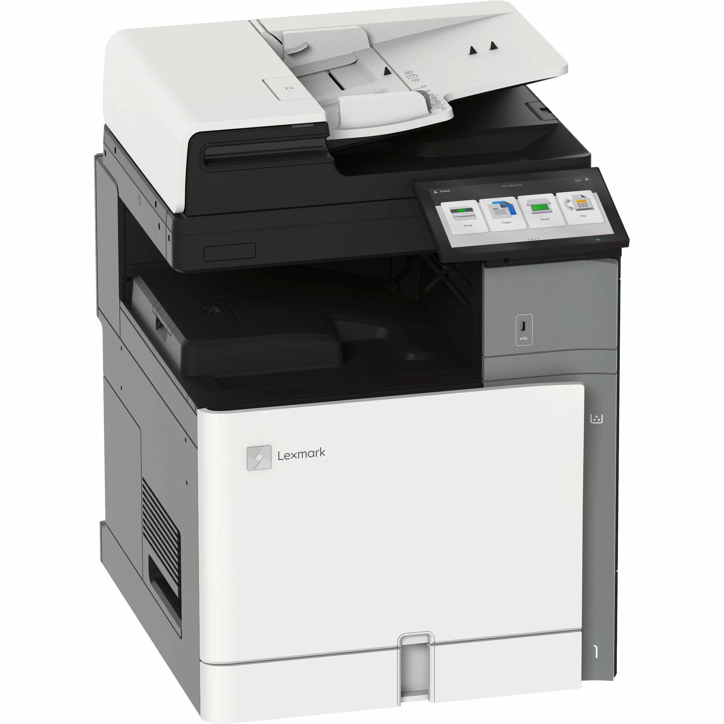 Lexmark MX953se Wired & Wireless Laser Multifunction Printer - Monochrome - TAA Compliant - 20L8350