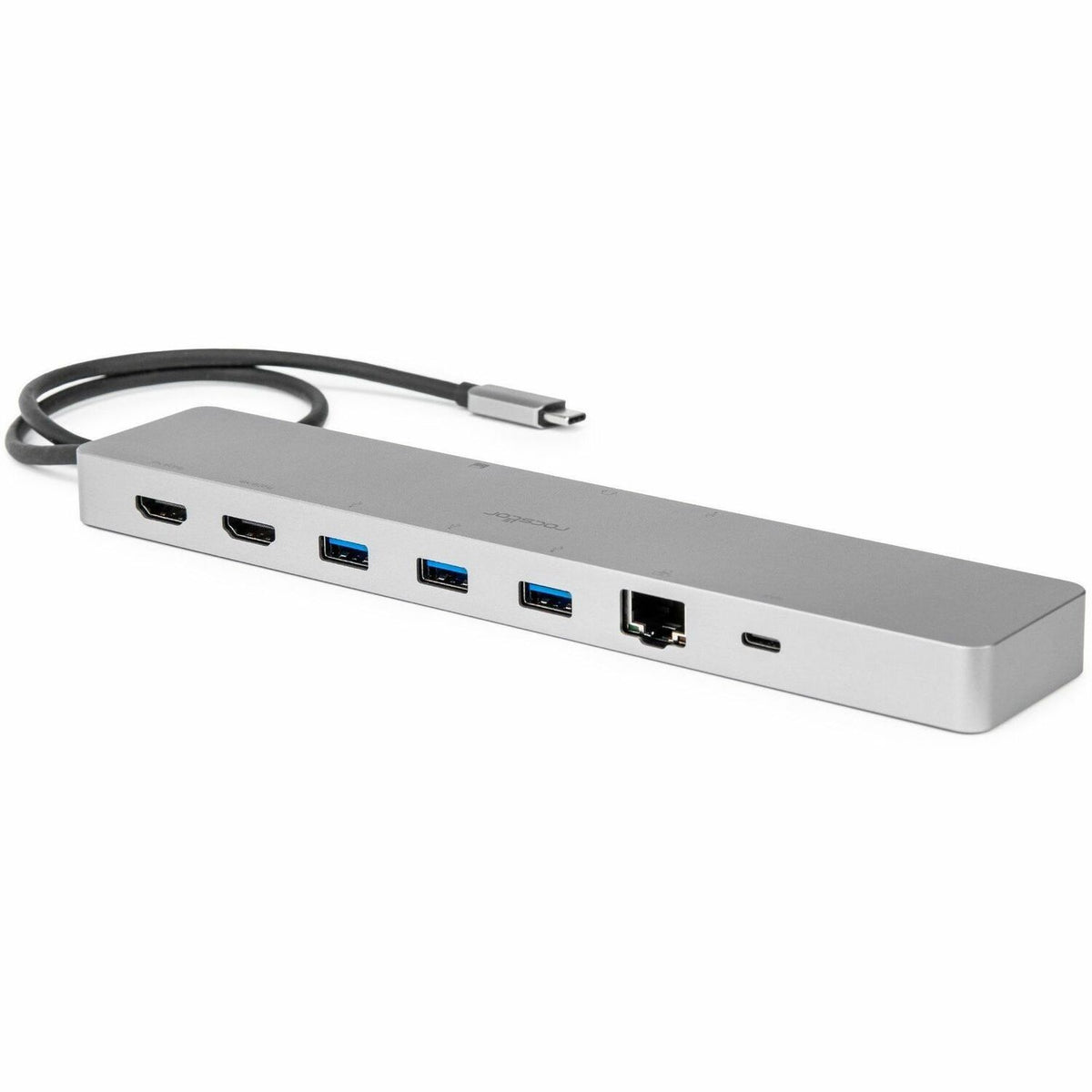 Rocstor Premium USB-C 11-in-1 Dual Display Portable Dock - Y10P028-S1