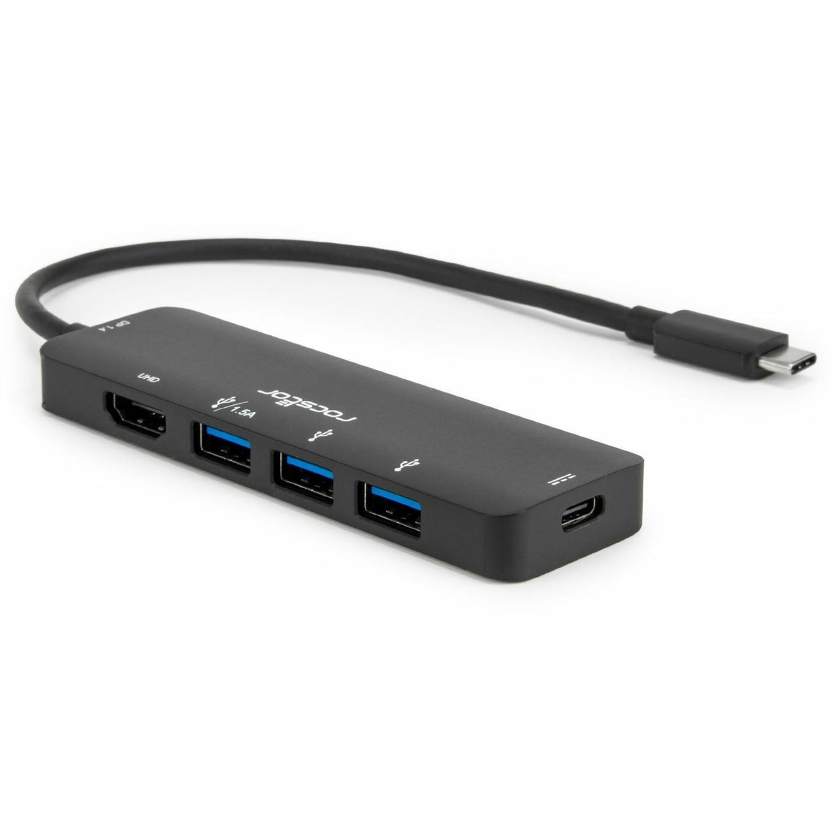 Rocstor Type-C to HDMI/USB-Ax3/Type-C PD Charging with DP1.4 Alt Mode - Y10A308-B1