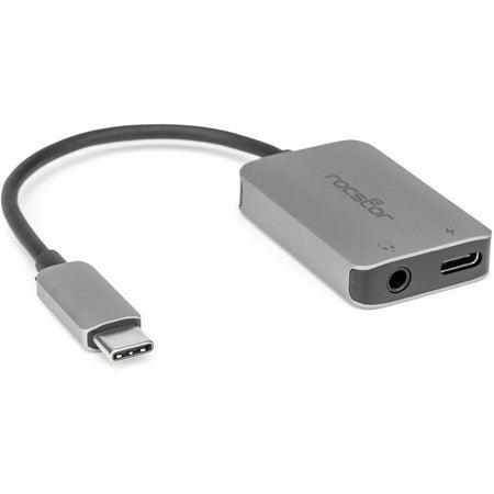 Rocstor Premium USB-C to Hi-Res AUX 3.5mm Audio with 100W Power Delivery (PD) Adapter - Y10A331-S1