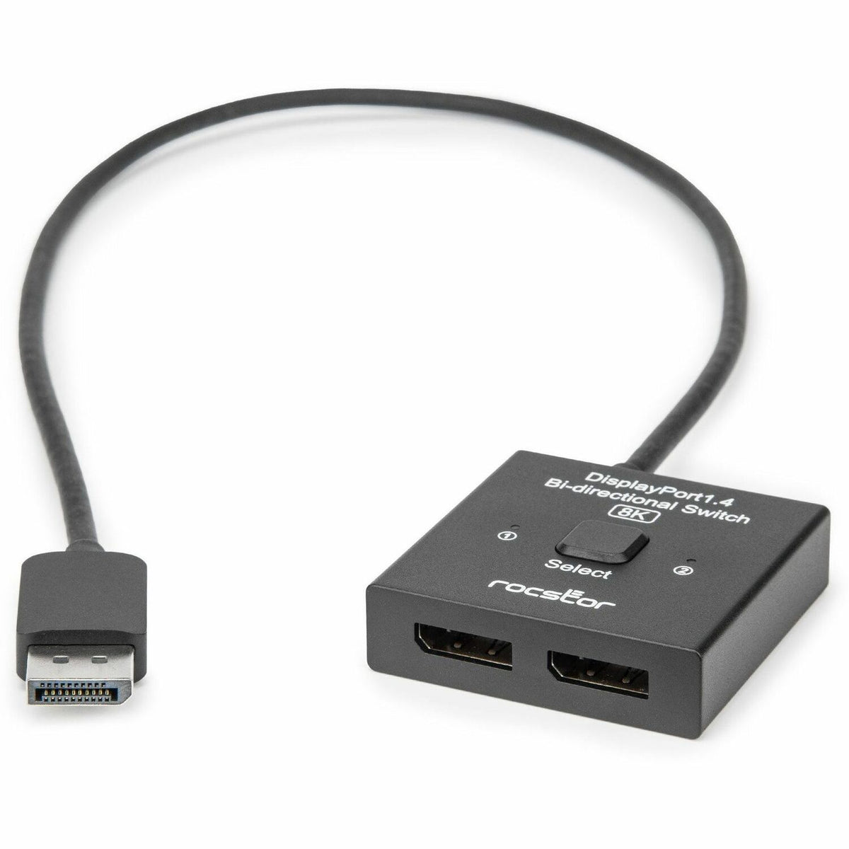 Rocstor Premium DisplayPort1.4 Bi-directional Switcher for 8K - Y10A336-B1