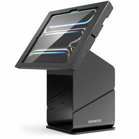 iPad Pro M4 & M5 13" , Apex Enclosure Tablet Printer Kiosk Black - PK0113PAPX4B