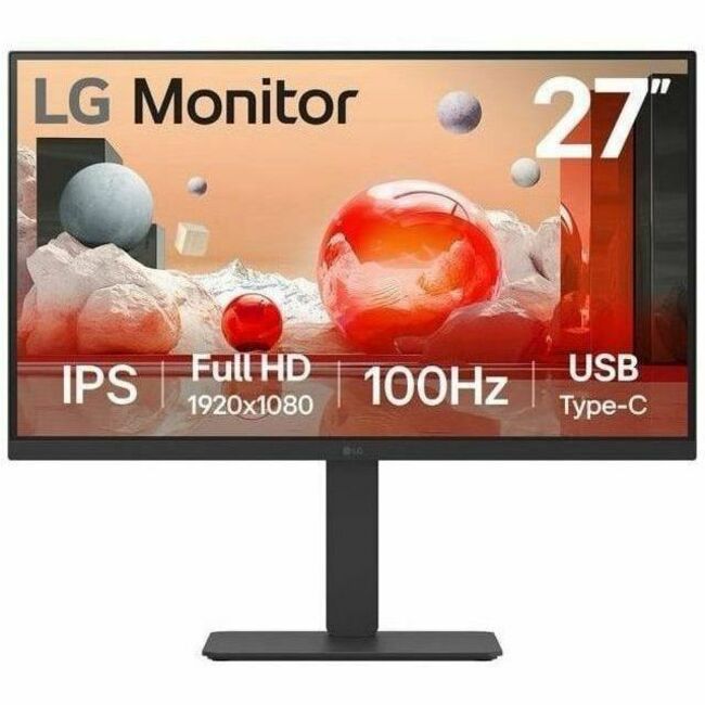LG 27BA650-B 27" Class Full HD LCD Monitor - 16:9 - Matte Black - 27BA650-B