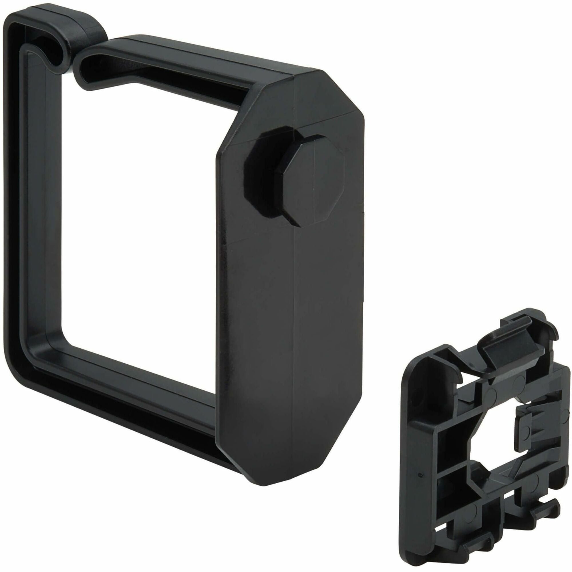 Eaton Tripp Lite Series Cable Management D-Rings for DIN Rails - Multi-Angle, 2U, Black, 2 Pack - NCM-DIN02-02