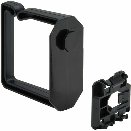 Eaton Tripp Lite Series Cable Management D-Rings for DIN Rails - Multi-Angle, 2U, Black, 2 Pack - NCM-DIN02-02