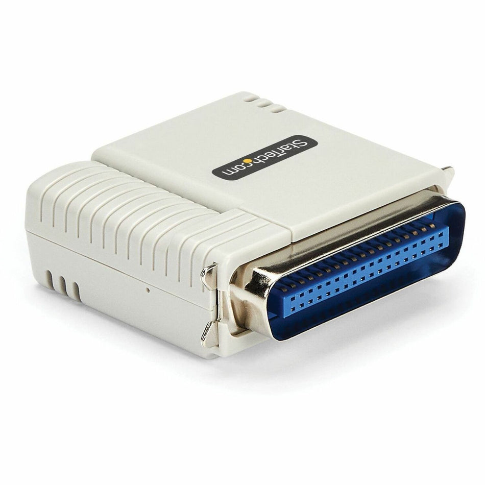 StarTech.com Ethernet to Parallel Network Print Server, 10/100Mbps LAN, WebUI Enabled, Centronics Ethernet Printer Server Adapter, Enhances Legacy Printer - PM1115P3