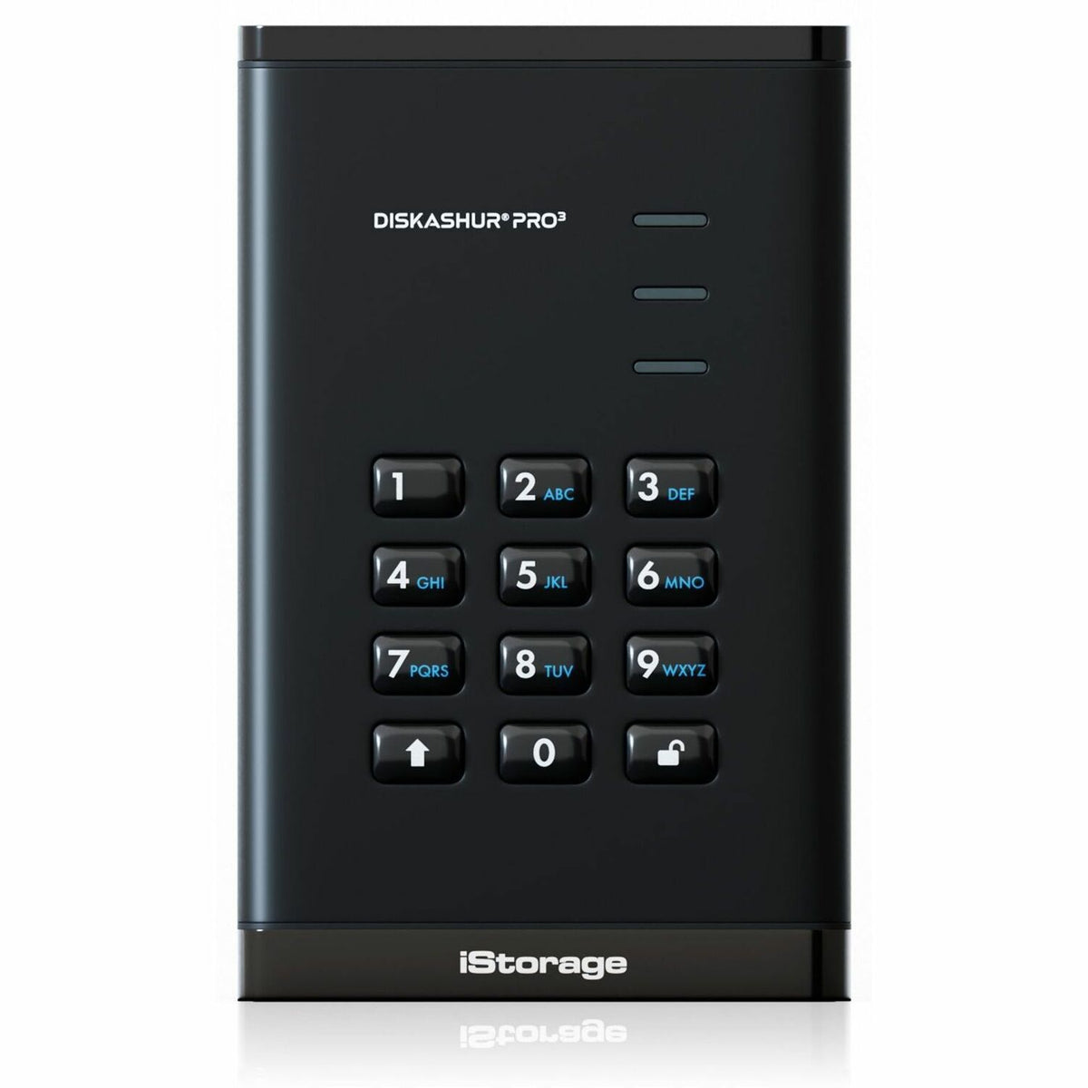 iStorage diskAshur PRO3 512 GB Portable Solid State Drive | FIPS 140-3 Level 3 Pending | Incorporated Common Criteria EAL 5+ | PIN protected | Dust/Water Resistant | TAA Compliant - IS-DAP3-256-SSD-512-F