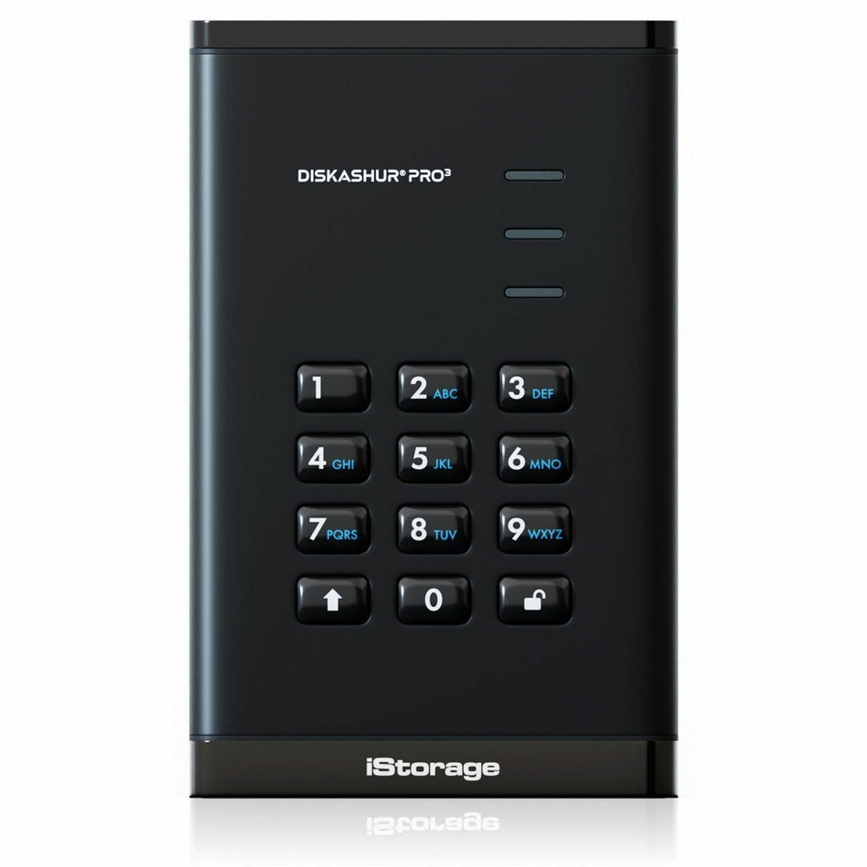 iStorage diskAshur PRO3 512 GB Portable Solid State Drive | FIPS 140-3 Level 3 Pending | Incorporated Common Criteria EAL 5+ | PIN protected | Dust/Water Resistant | TAA Compliant - IS-DAP3-256-SSD-512-F