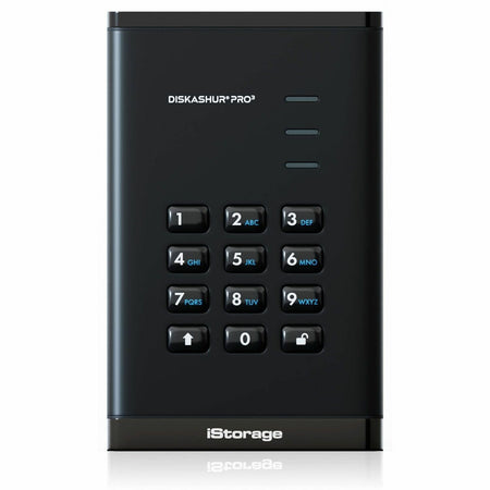 iStorage diskAshur PRO3 2 TB Portable Solid State Drive | FIPS 140-3 Level 3 Pending | Incorporated Common Criteria EAL 5+ | PIN protected | Dust/Water Resistant | TAA Compliant - IS-DAP3-256-SSD-2000-F