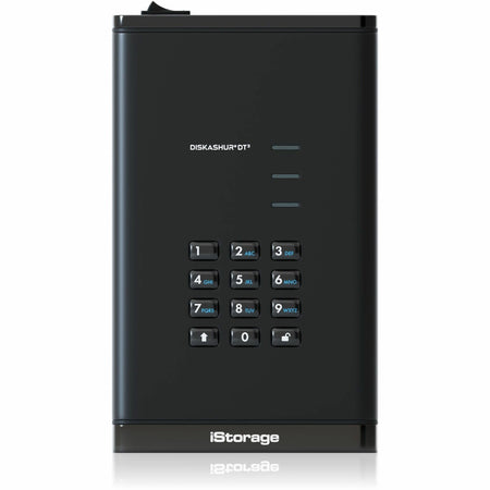 iStorage diskAshur DT3 22 TB Portable Hard Drive | FIPS 140-3 Level 3 Pending | Incorporated Common Criteria EAL 5+ | PIN protected | Dust/Water Resistant | TAA Compliant - IS-DT3-256-22000-F