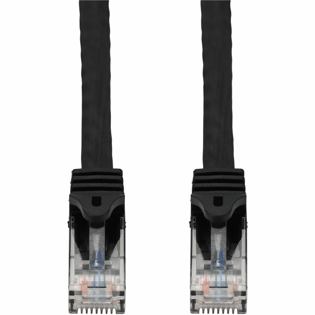 AddOn 6in Black CAT 6A PVC Ethernet Cable Snagless Easy Boot RJ-45 M/M - ADD-0-5FCAT6ASN-BK