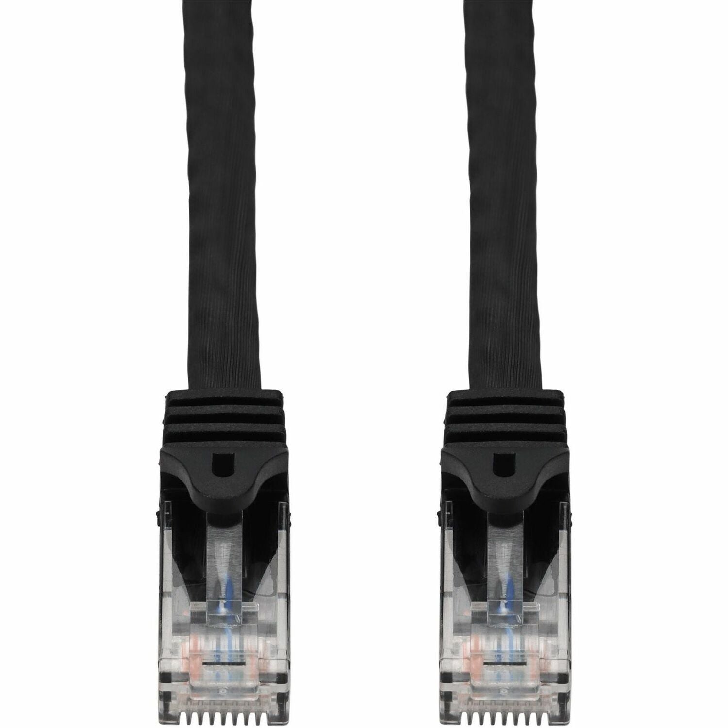 AddOn 6in Black CAT 6 PVC Ethernet Cable Snagless Easy Boot RJ-45 M/M - ADD-0-5FCAT6SN-BK