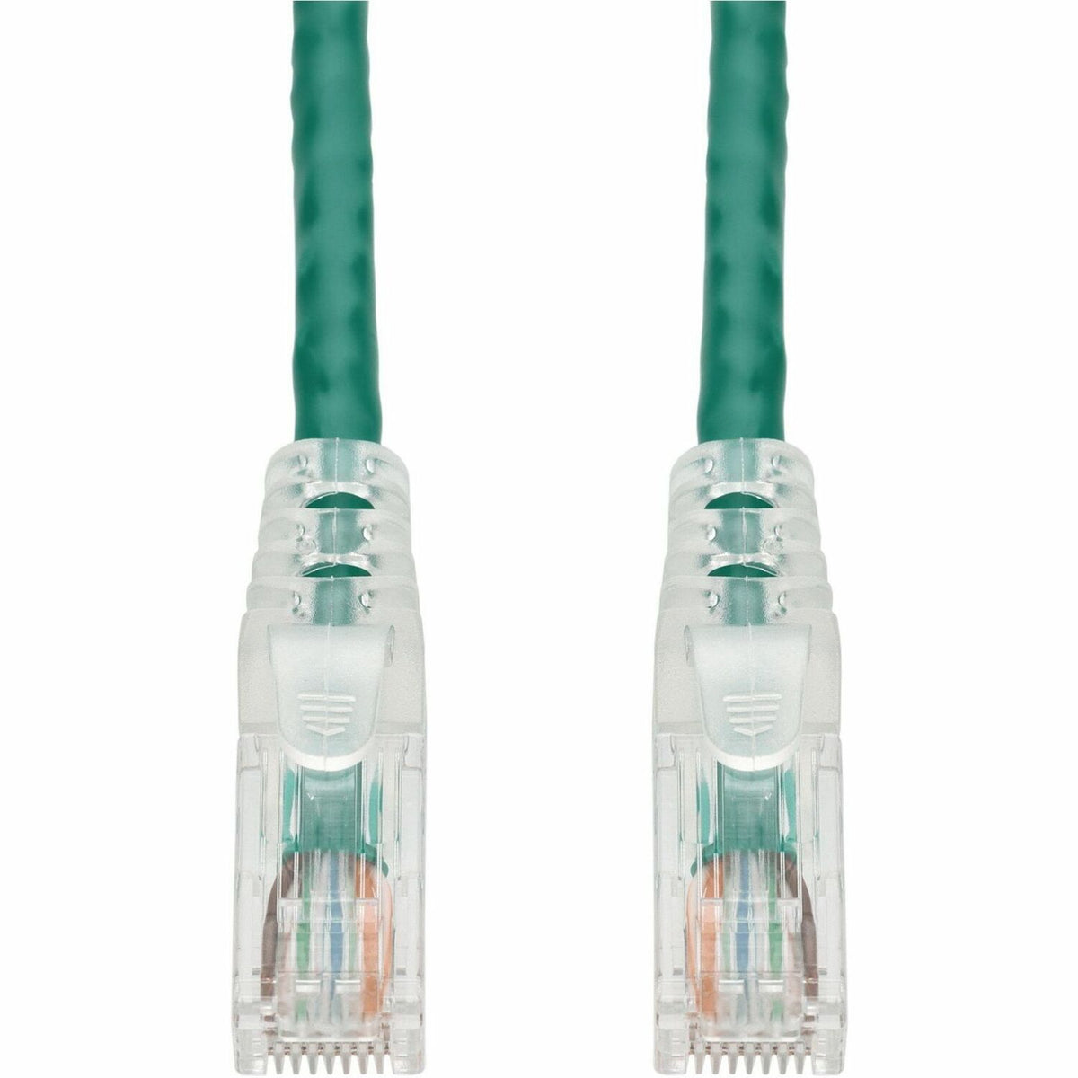 AddOn 14ft Green CAT 6 PVC Ethernet Cable Snagless Easy Clear Boot TAA RJ-45 M/M - ADD-14FCAT6-GN-TAA