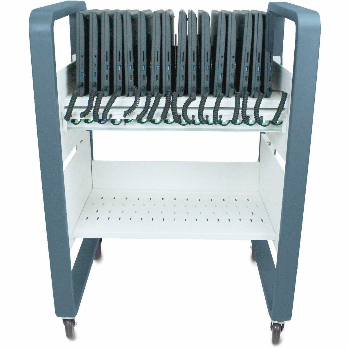 JAR Systems Elevate Air USB-C Open Charging Cart EDU 16 - MC-4016-EDU