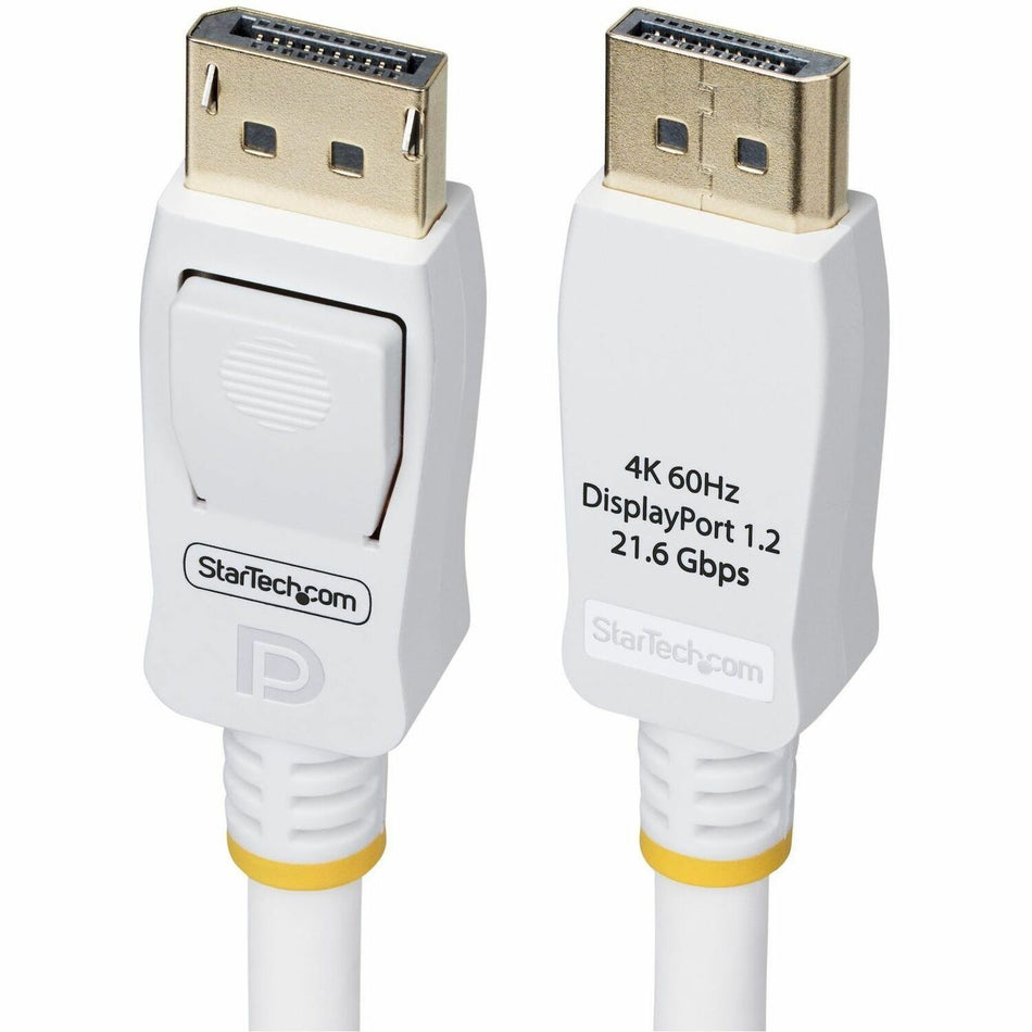 StarTech.com 6ft DisplayPort Cable - White - DP12-CABLE-6FTW