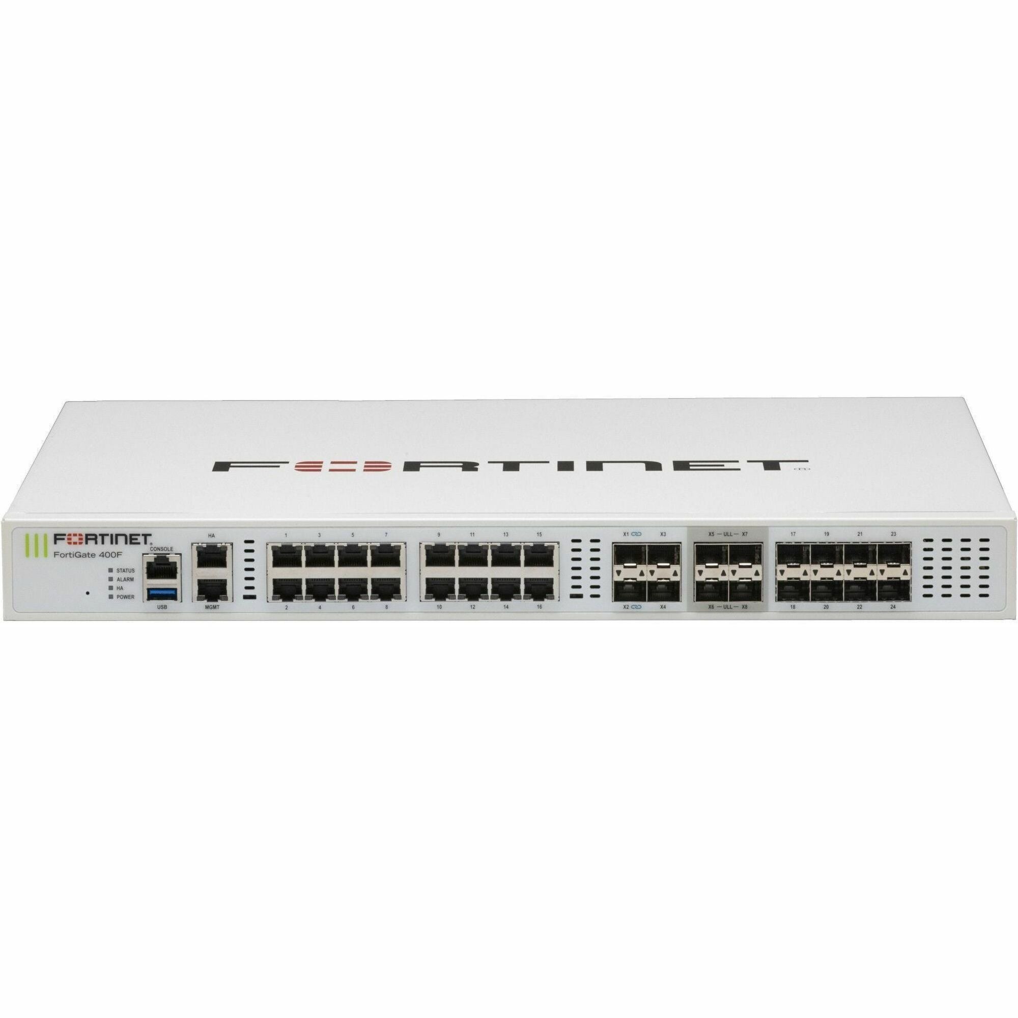 Fortinet FortiGate FG-401F-DC Network Security/Firewall Appliance - FG401F-DC-BDL-809-36