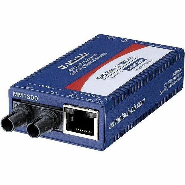 Advantech 10/100Mbps Miniature Media Converter - IMC-350I-MMST-B