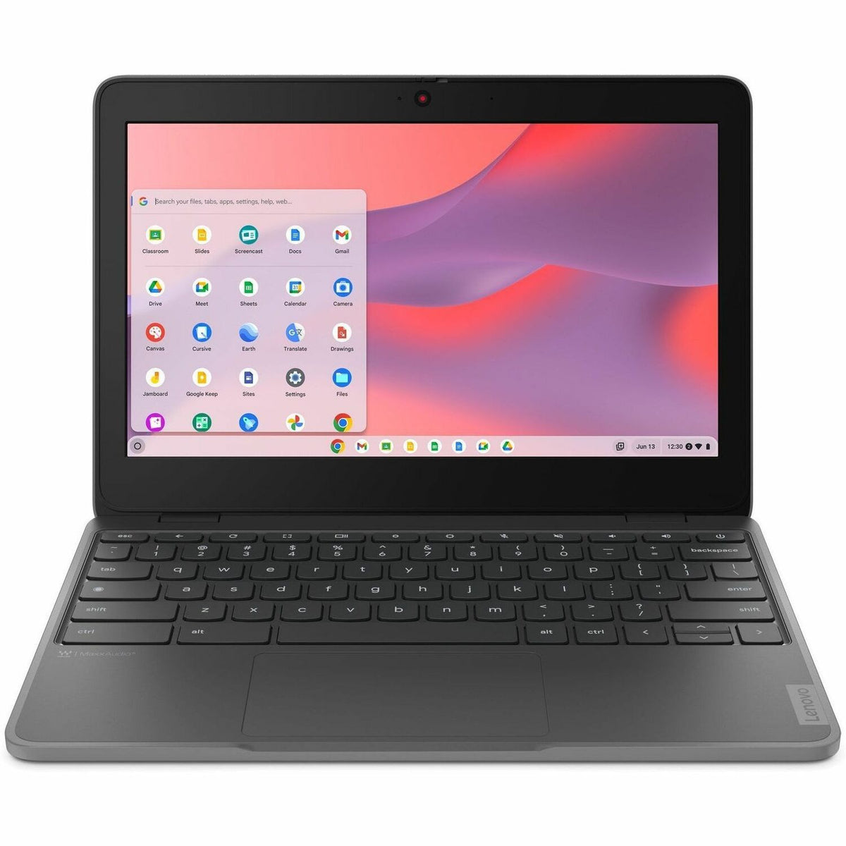 Lenovo 100e Chromebook Gen 4 82W0000WUS 11.6" Chromebook - HD - 60 Hz - Octa-core (ARM Cortex A76 + Cortex A55) - 4 GB - 32 GB Flash Memory - English Keyboard - Graphite Gray - 82W0000WUS