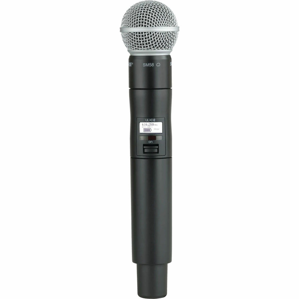 Shure ULXD2/SM58 Digital Handheld Transmitter with SM58 Capsule - ULXD2TA/SM58=-G50