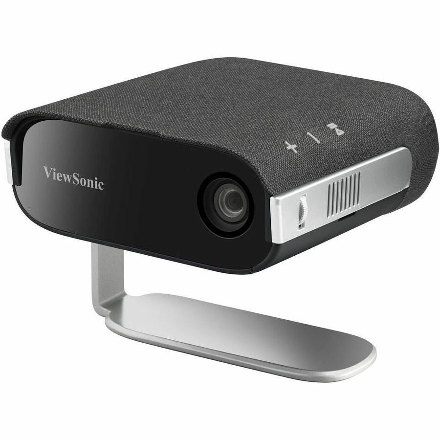 ViewSonic M1X Portable LED Projector with Smart Stand, Harman Kardon Speakers, Built-In Battery, H/V Keystone, 4 Corner Adjustment, Bluetooth, Wi-Fi, USB-C, Powered USB A - M1X