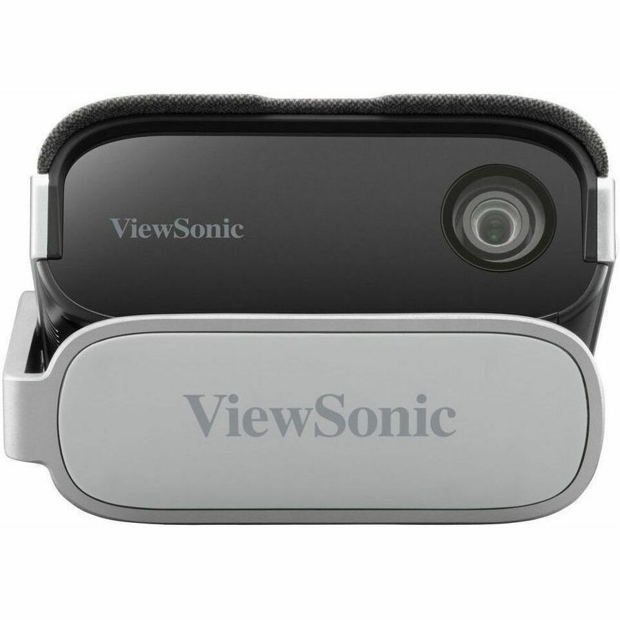 ViewSonic M1X Portable LED Projector with Smart Stand, Harman Kardon Speakers, Built-In Battery, H/V Keystone, 4 Corner Adjustment, Bluetooth, Wi-Fi, USB-C, Powered USB A - M1X