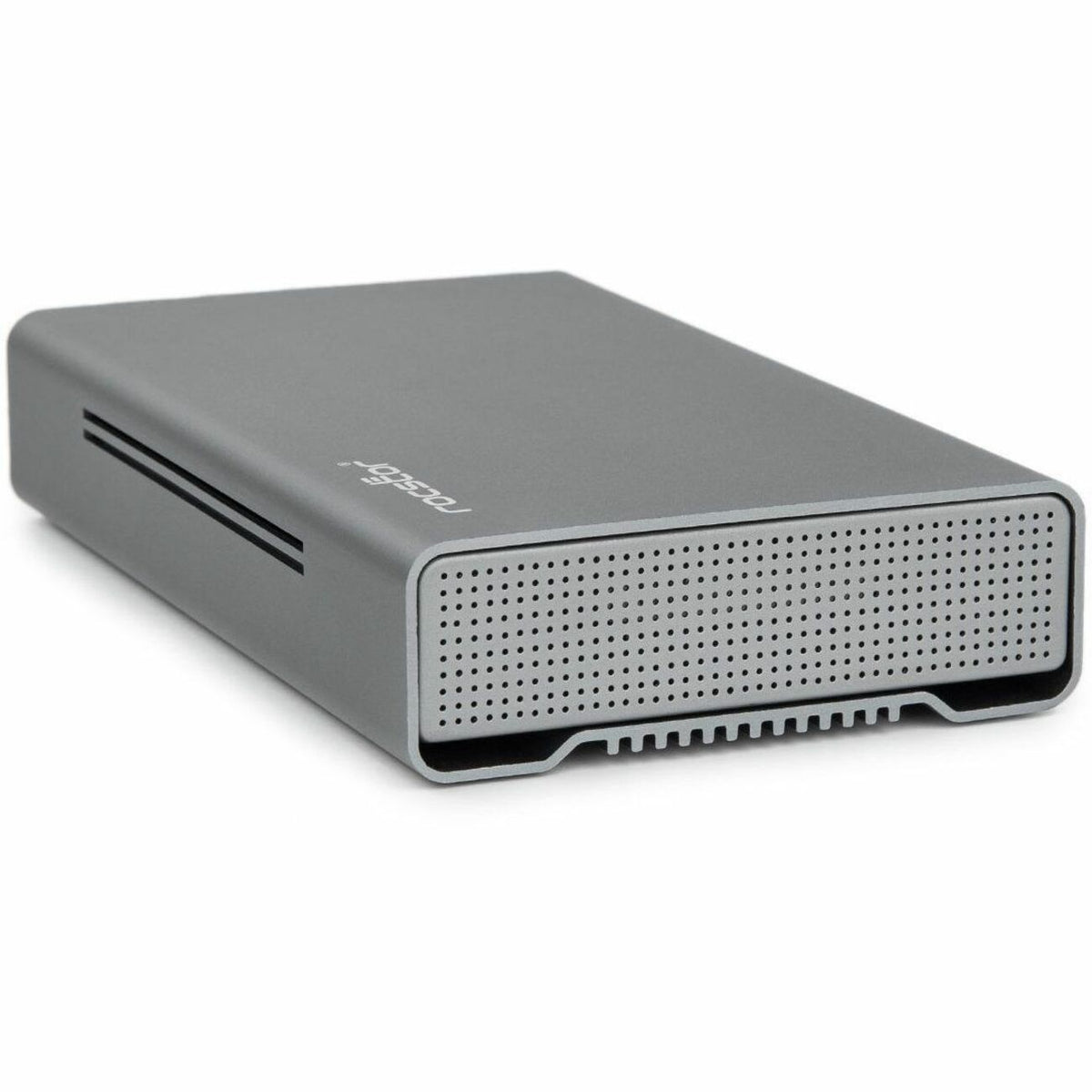 Rocstor Rocpro D90 20 TB Desktop Rugged Hard Drive - External - SATA (SATA/600) - Aluminum Gray - G35131-A1