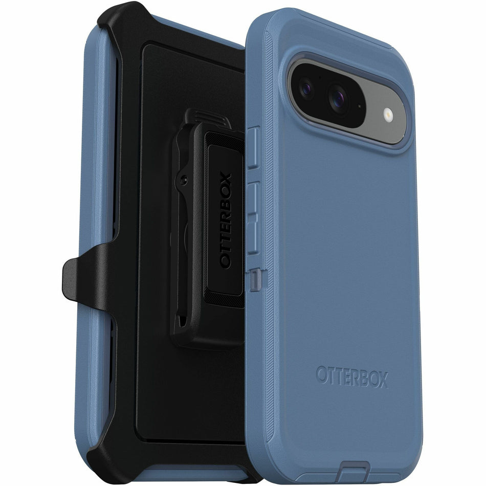 OtterBox Defender Rugged Carrying Case (Holster) Google Pixel 9 Pro, Pixel 9 Smartphone - Blue - 77-95592