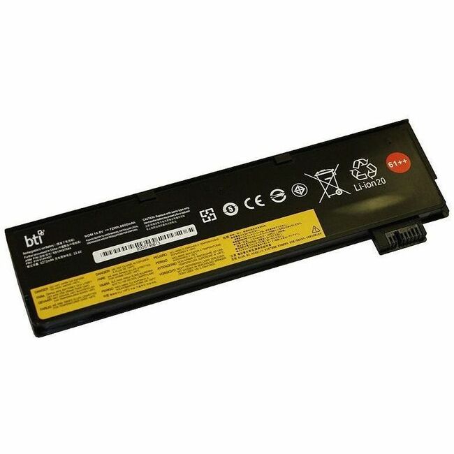 BTI 4X50M08812-BTI 6-CELL 10.8 LI-ION BATTERY 01AV427, 61++, 01AV428, LN-4X50M08812, 01AV492, SB10K97584, 4X50M08812 - 4X50M08812-BTI