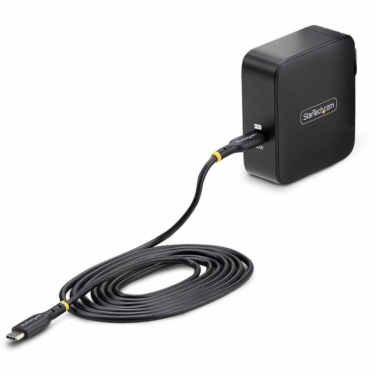 StarTech.com 140W USB-C Wall Charger, USB-IF Certified, PD 3.1 Portable GaN Charging Power Adapter, 6ft/1.8m USB-C to USB-C Cable - 1014GCN-WALL-CHARGER