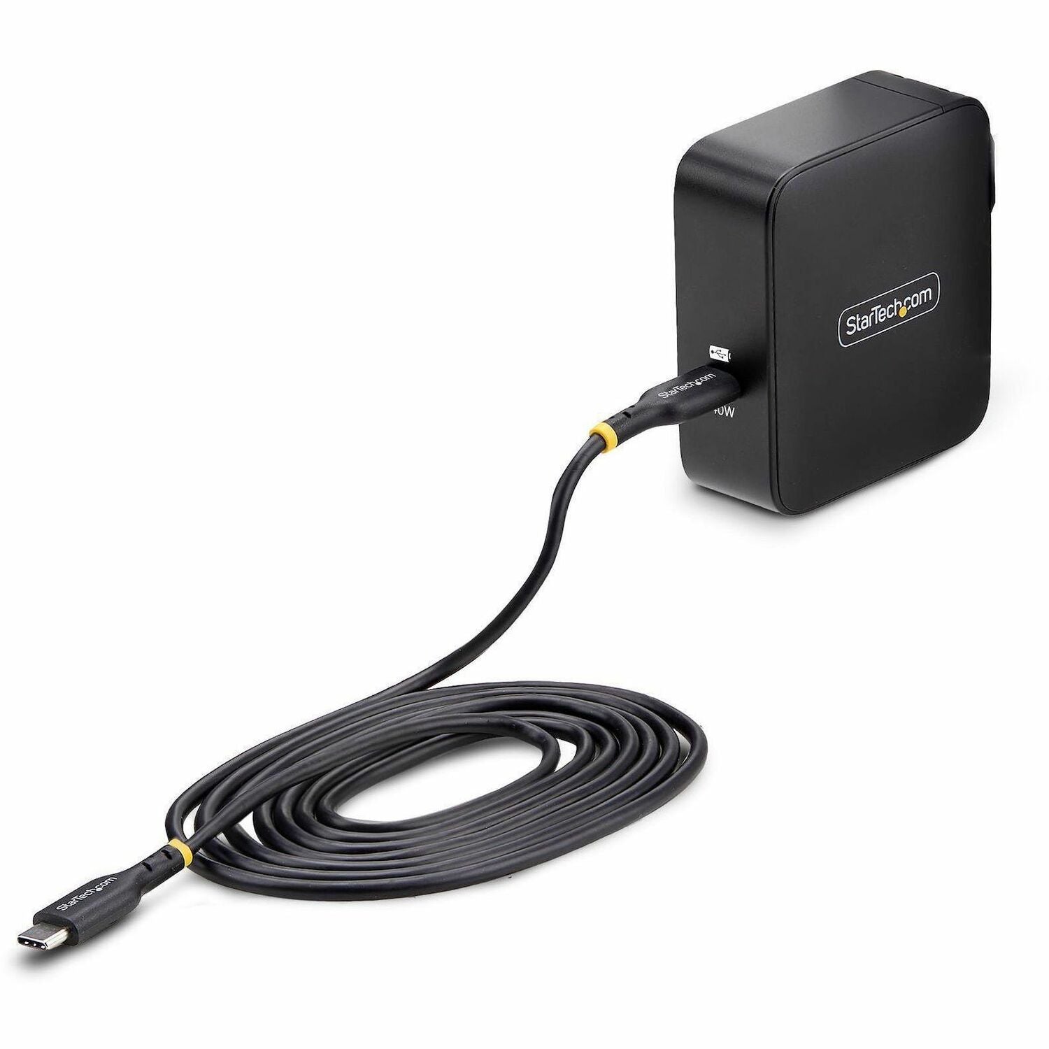 StarTech.com 140W USB-C Wall Charger, USB-IF Certified, PD 3.1 Portable GaN Charging Power Adapter, 6ft/1.8m USB-C to USB-C Cable - 1014GCN-WALL-CHARGER
