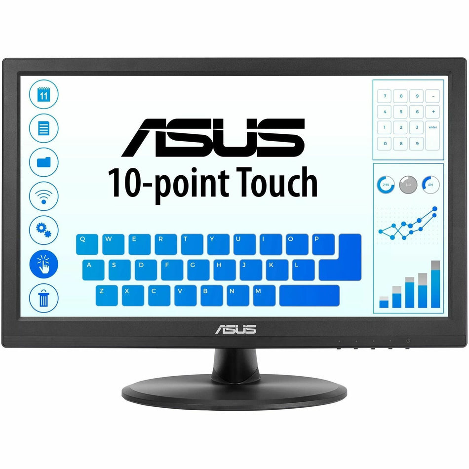 Asus VT169HE 16" Class LED Touchscreen Monitor - 16:9 - 5 ms - VT169HE