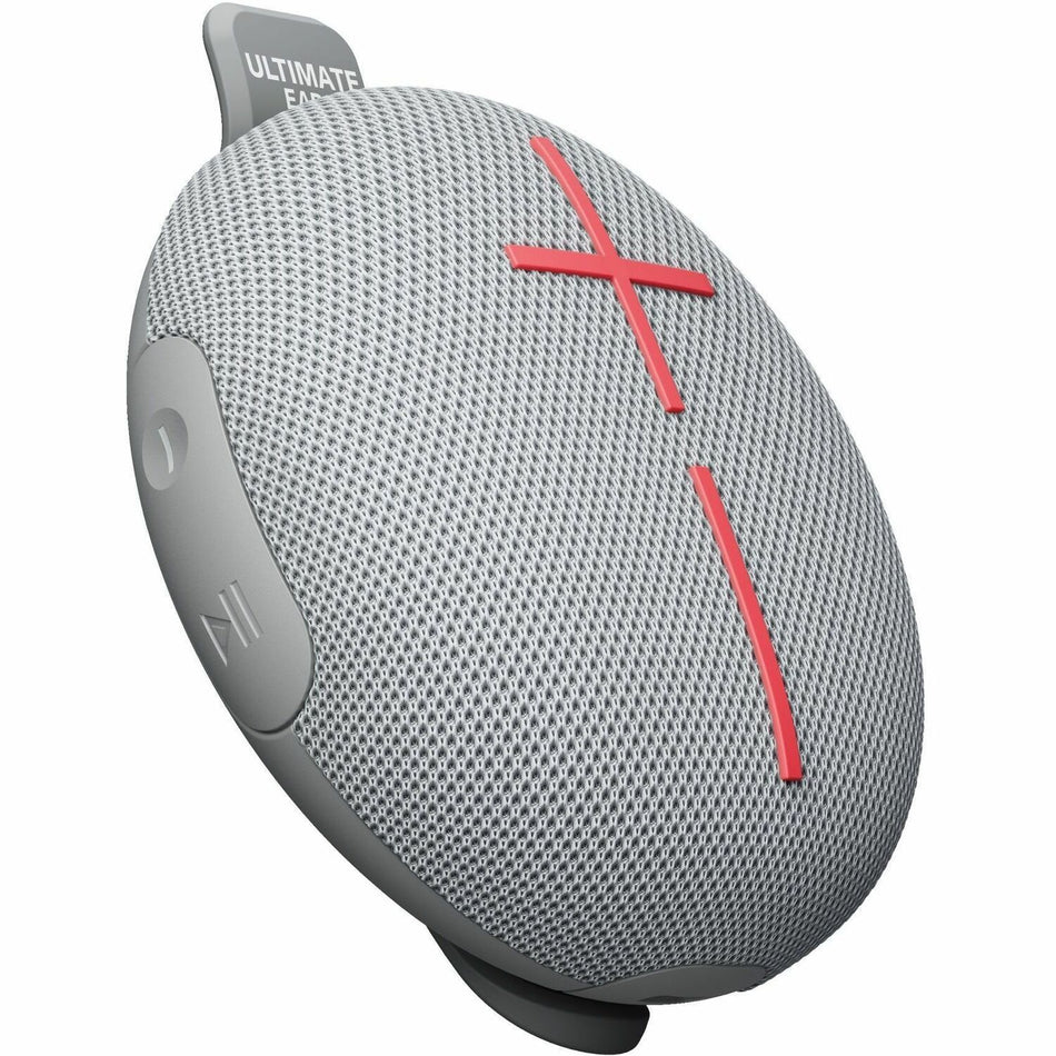 ULTIMATE EARS MINIROLL Ultra-Portable Waterproof Bluetooth Speaker, Big Bass, IP67 Dustproof, 131 ft (40 m) Range - Revive Grey - 984-002025