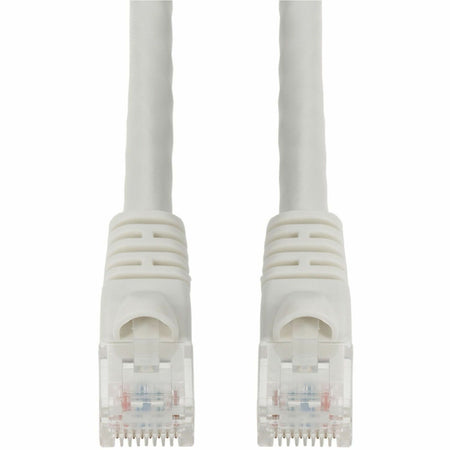 AddOn 100ft White CAT 6A PVC Ethernet Cable Snagless Bubble Boot RJ-45 M/M - ADD-100FCAT6A-WE