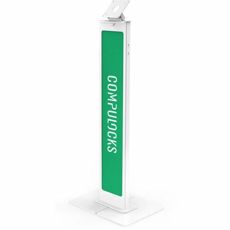 Compulocks Brandable VESA Floor Stand for Screens Up to 32 Inches - White - 140WLBPW