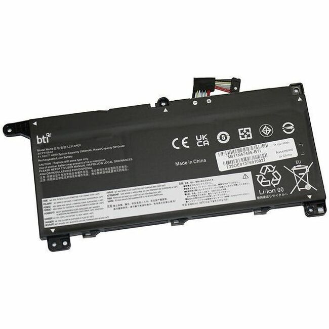 BTI 5B11N47485-BTI 11.55V 45WHR LI-ION BATTERY 5B11N47485, L22L3PE0, 5B11N47495, 5B11N47497, 5B11L67317, 5B11L67323, 5B11L67327, 5B11L67341, 5B11N47501, SB11N47467, SB11L67339, L22B3PE0, SB11L67331, THINKBOOK 14 G6 ABP, 14 G6 ABP 21KJ, 14 G6 IRL, 14 G6 IRL 21KG, 14 G7 ARP, 14 G7 ARP 21MV, 14 G7 IML - 5B11N47485-BTI