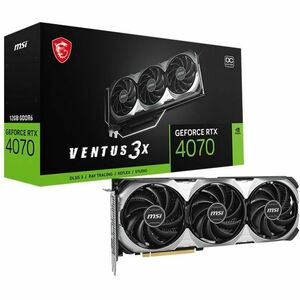 MSI NVIDIA GeForce RTX 4070 Graphic Card - 12 GB GDDR6 - G4070V3XE12C