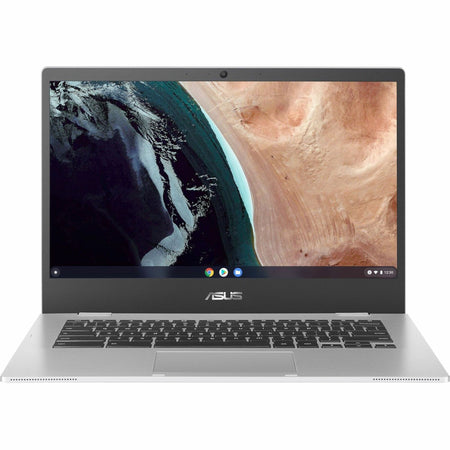 Asus Chromebook CX1 CX1400 CX1400CKA-DB42F 14" Chromebook - Full HD - Intel Celeron N4500 - 4 GB - 32 GB Flash Memory - Transparent Silver - CX1400CKA-DB42F