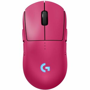 Logitech G PRO 2 LIGHTSPEED Wireless Gaming Mouse, Right- or Left-Handed Mouse with up to 4 Customizable and Switchable Magnetic Side Buttons, 32k DPI Sensor, USB-C Charging, for PC/Mac - Magenta - 910-007291