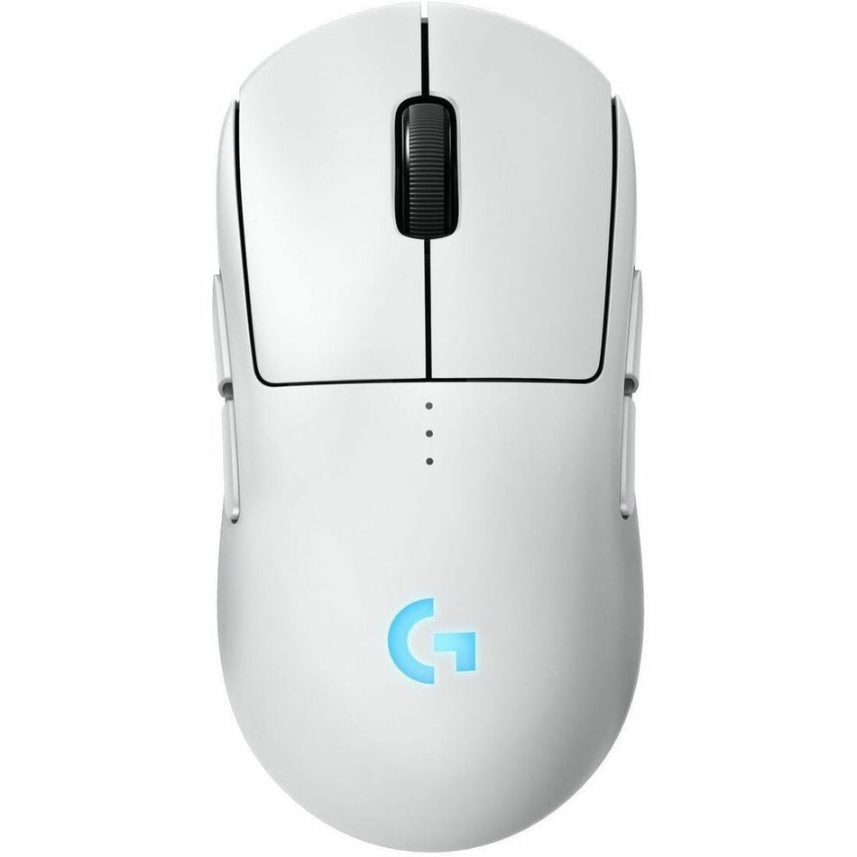 Logitech G PRO 2 LIGHTSPEED Wireless Gaming Mouse, Right- or Left-Handed Mouse with up to 4 Customizable and Switchable Magnetic Side Buttons, 32k DPI Sensor, USB-C Charging, for PC/Mac - White - 910-007290