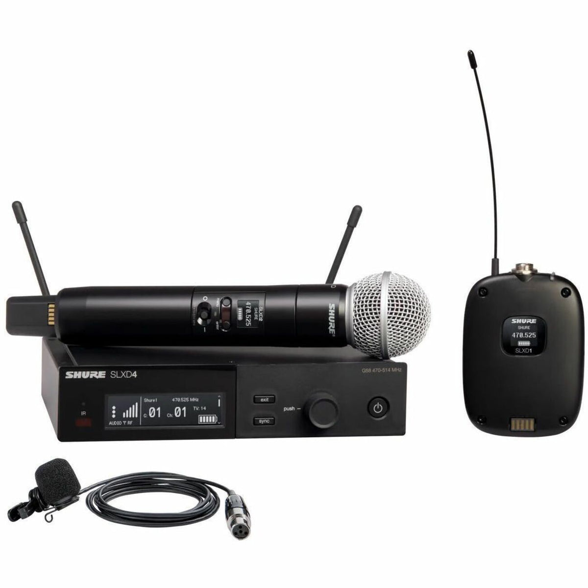 Shure Wireless Microphone System - SLXD124/85M-G58