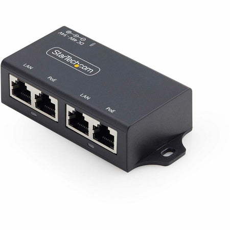 StarTech.com 2-Port PoE+ Injector, 10/100/1000Mbps, PoE/PoE+ (802.3af/802.3at), 30 Watt, 1Gbps Ethernet, Wall Mountable, Unmanaged - AF221C-POE-INJECTOR