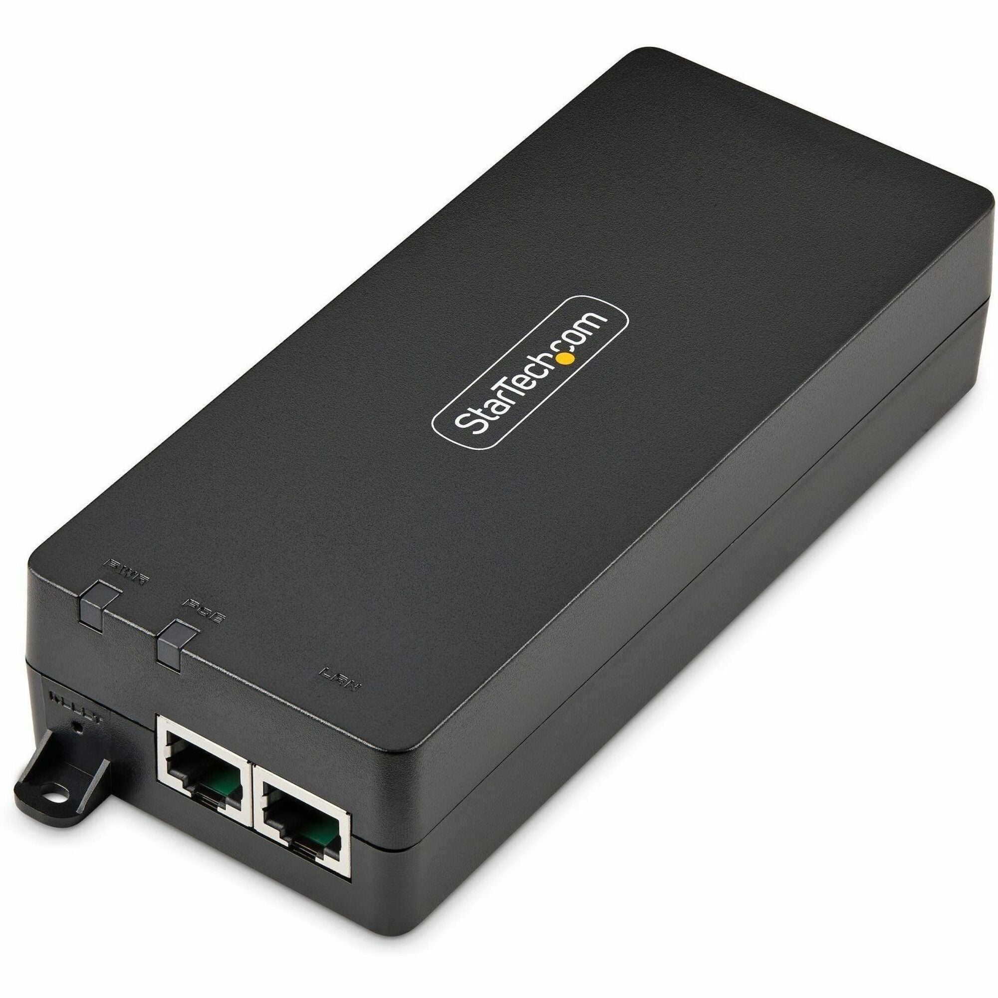 StarTech.com 1-Port 10Gbps Gigabit PoE++ Injector, 90W, 2.5/5/10G Ethernet/10/100/1000M, PoE++ (802.3af/at/bt), Wall Mountable, Unmanaged - AF41XC-POE-INJECTOR