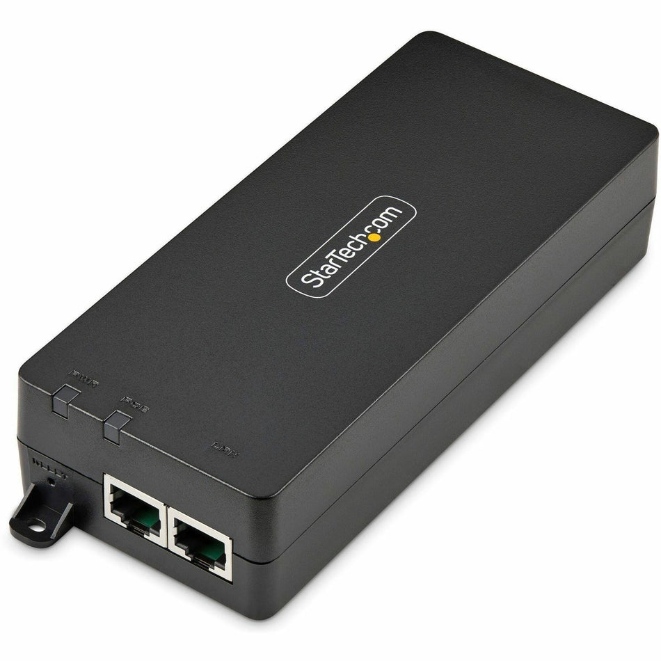 StarTech.com 1-Port 10Gbps Gigabit PoE++ Injector, 90W, 2.5/5/10G Ethernet/10/100/1000M, PoE++ (802.3af/at/bt), Wall Mountable, Unmanaged - AF41XC-POE-INJECTOR