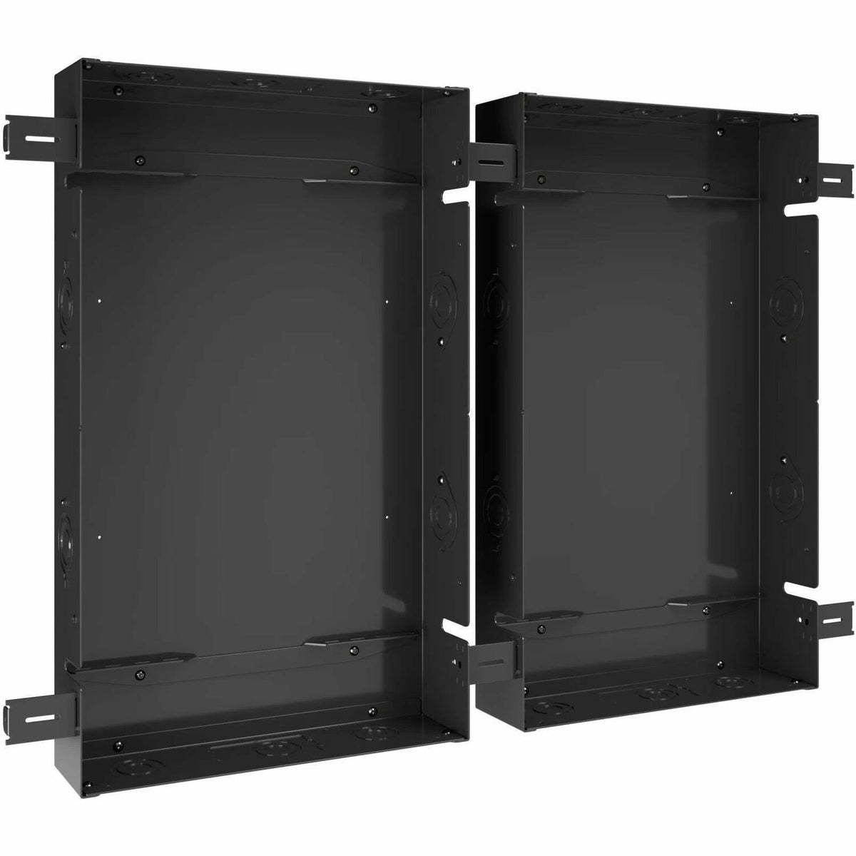 Chief Tempo Flat Panel In-Wall Boxes and Stud Tabs Kit - For Displays Above 65 Inch - VESA Wall Mount - Black - FPIWMKIT1