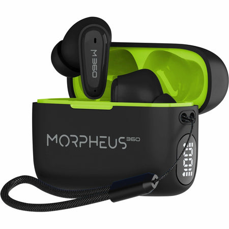 Morpheus 360 Nemesis True Wireless Earbuds TW1800B-Bluetooth Headphones with Microphone-20H Playtime-Black - TW1800B